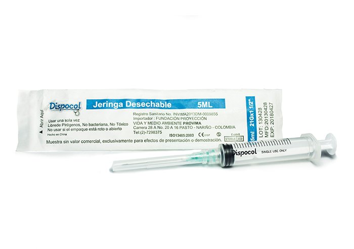 JERINGA DESCARTABLE DE 10ML AGUJA 21G X 1 1/12 UNIDADES - JM Mobiliario  Médico Equipos